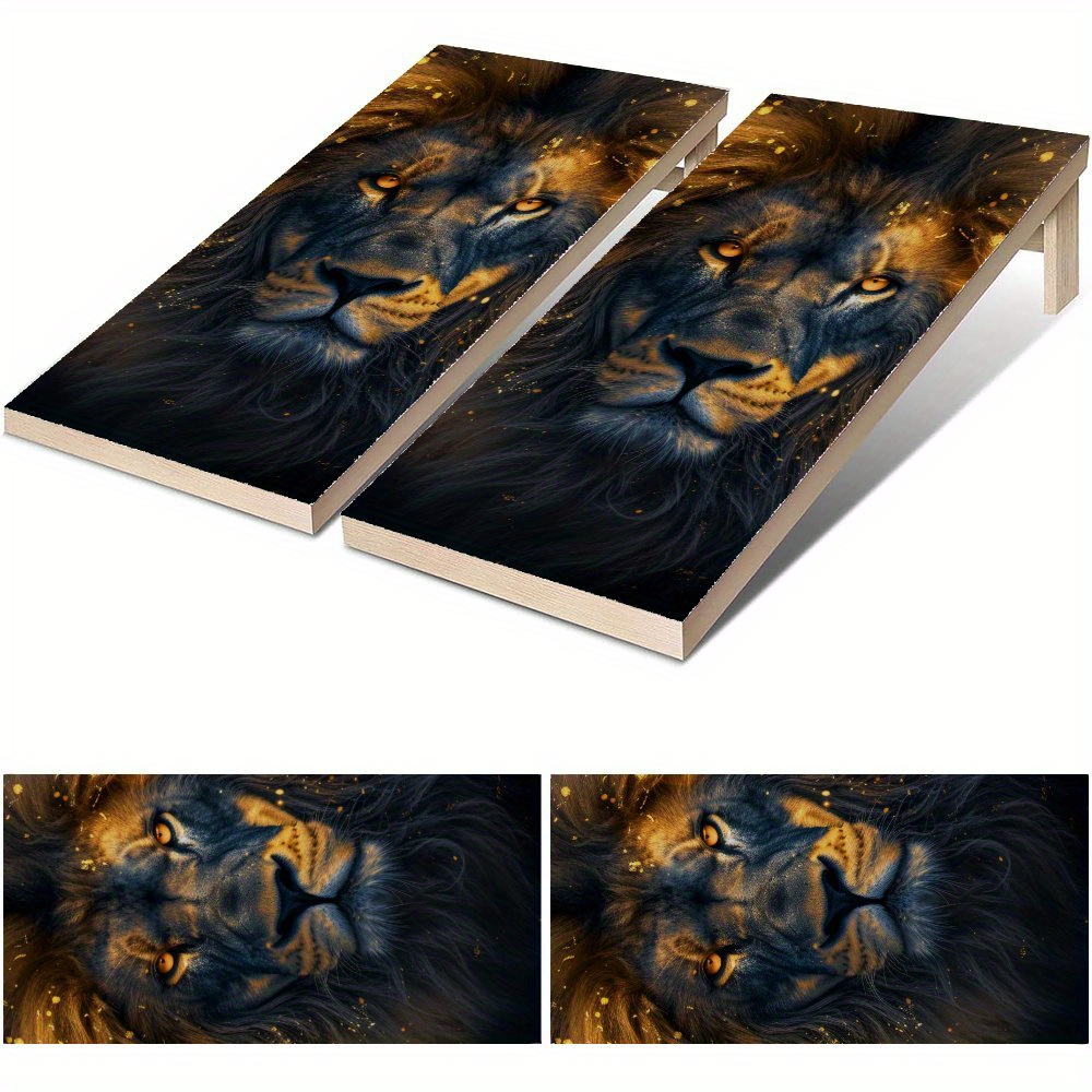 Board Game Film - Night Dark Gold Lion Involucri in