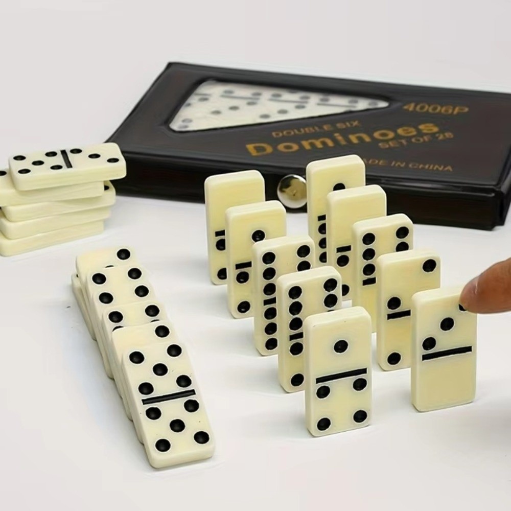 Board Game Simple - Set di Domino Doppio Sei da