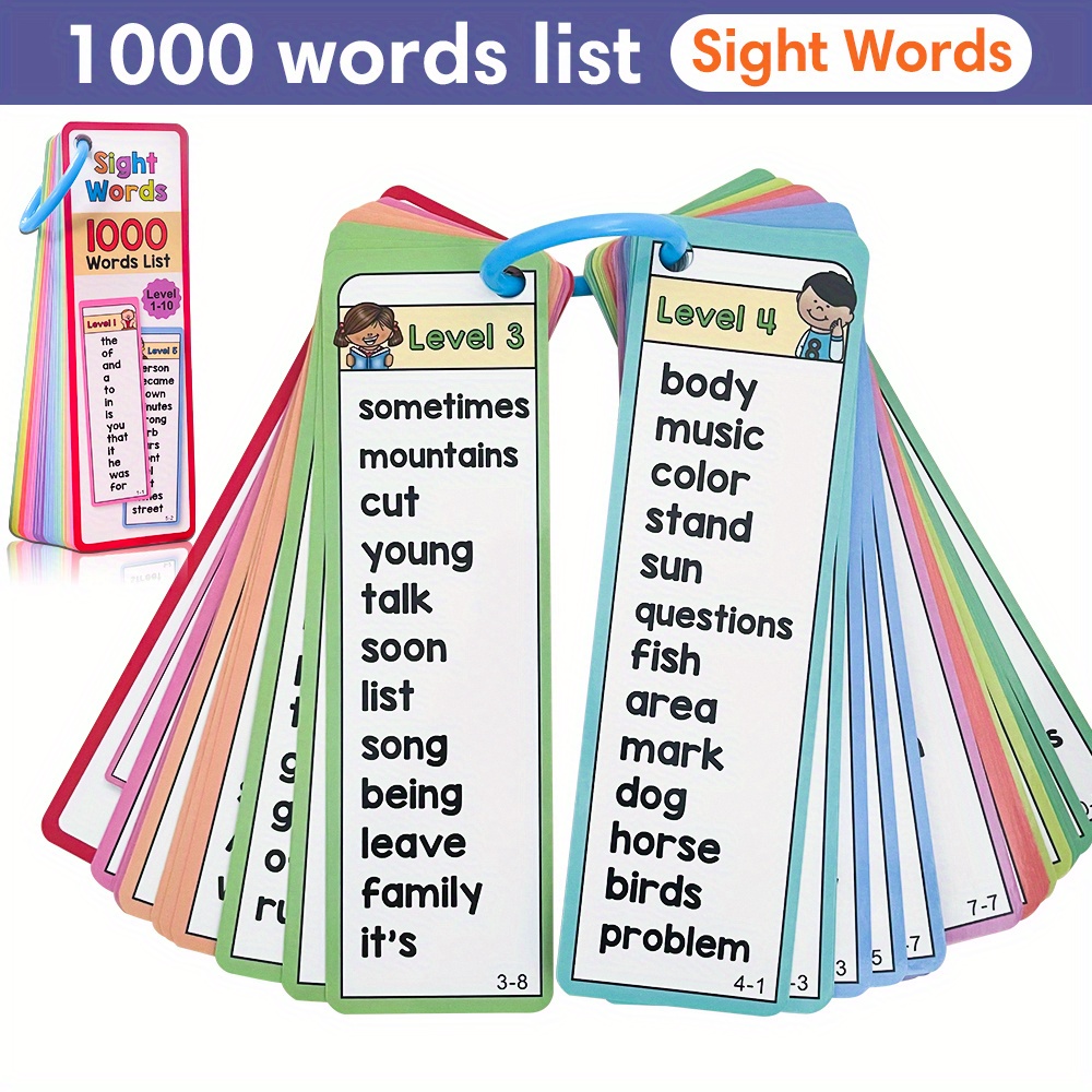 Board Game Simple - 1000 parole visive Schede flash per