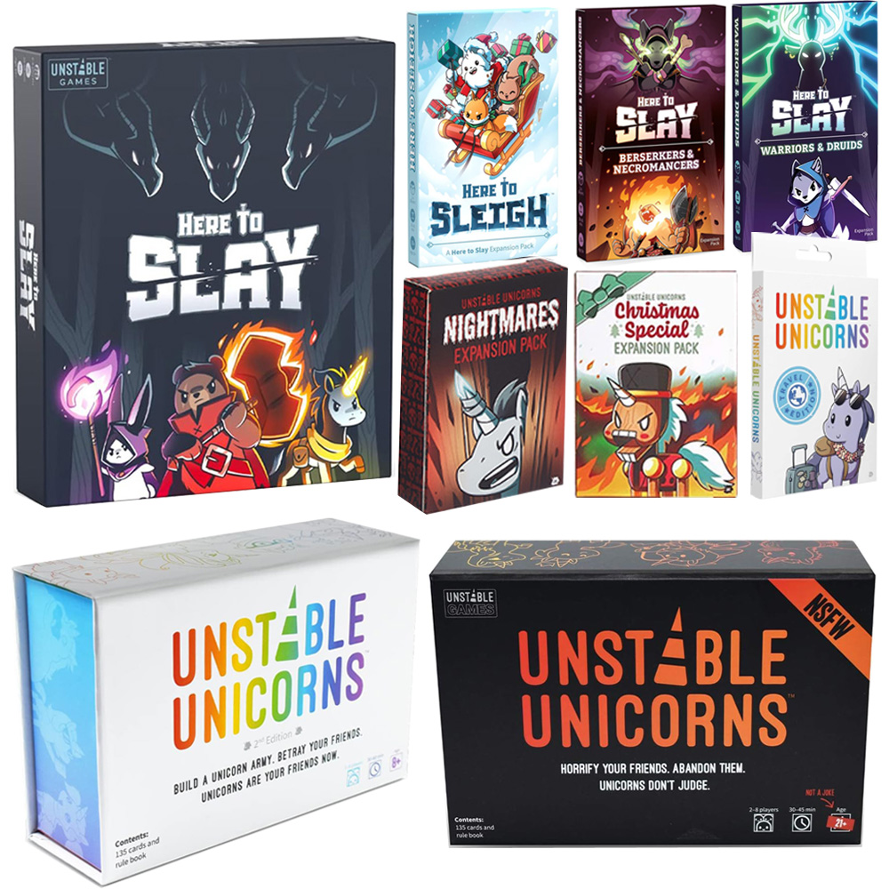 Board Game Here To Slay - Unicorno qui per Slay qui per