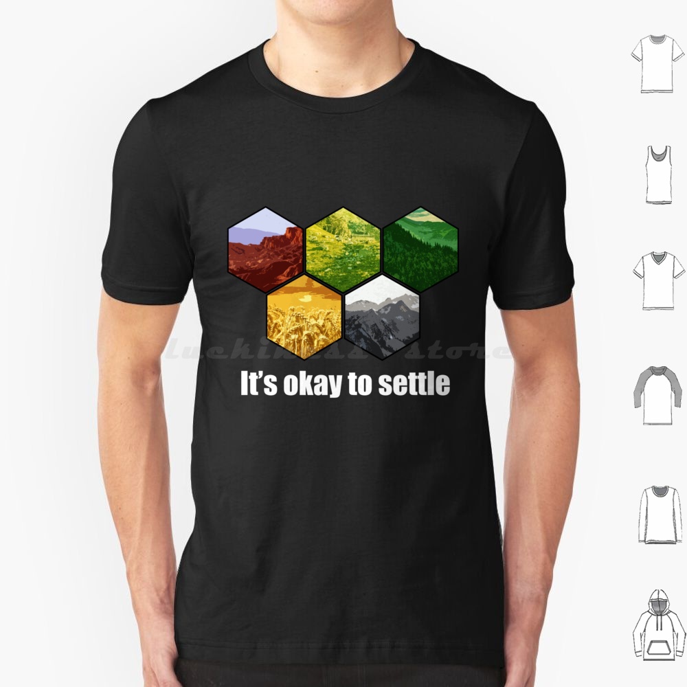 It _ S Okay To Settle T Shirt  - Board Game Catan recensione e prezzo