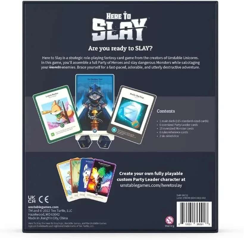 Here to Slay Base Game di TeeT - Board Game Here To Slay recensione e prezzo